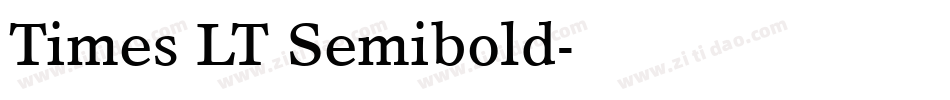 Times LT Semibold字体转换